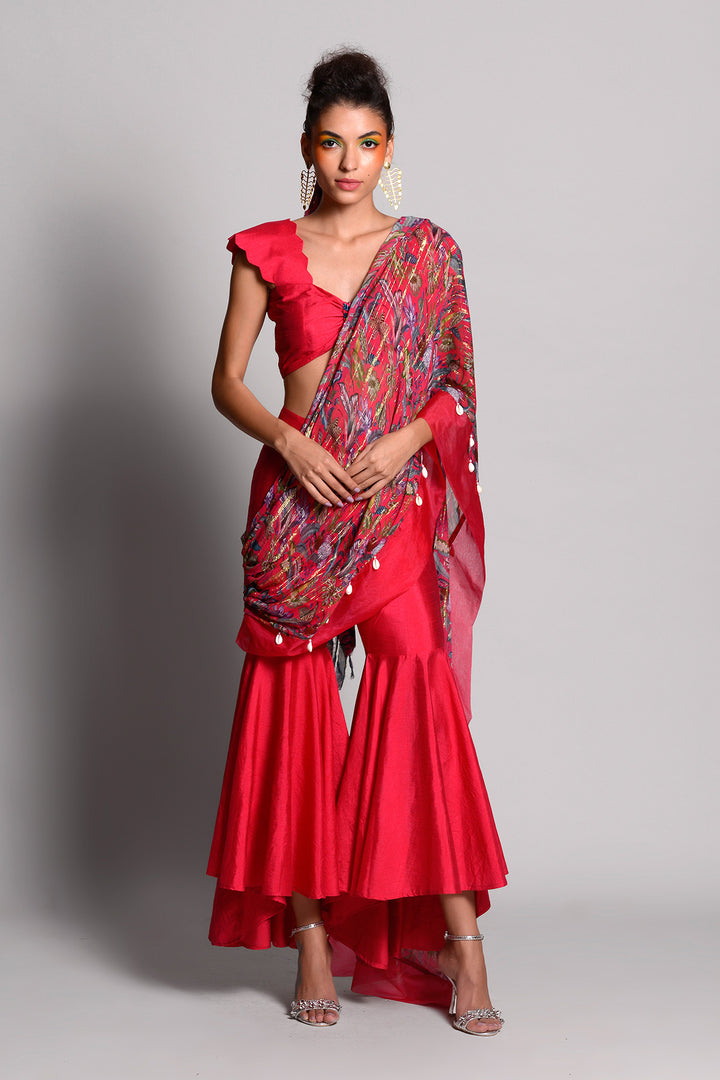 Date Pant Saree