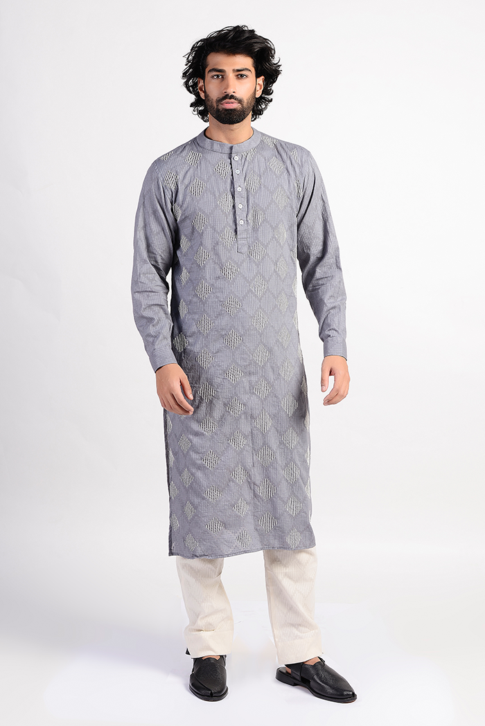 Grey Dusks Kurta