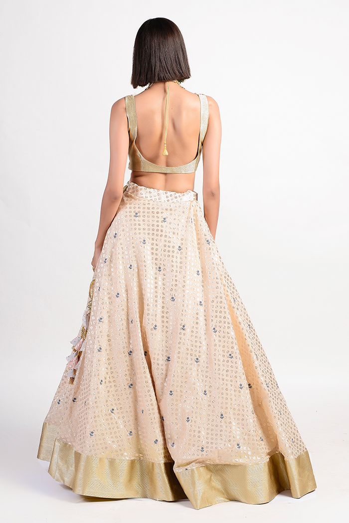 Antique Rose Lehenga