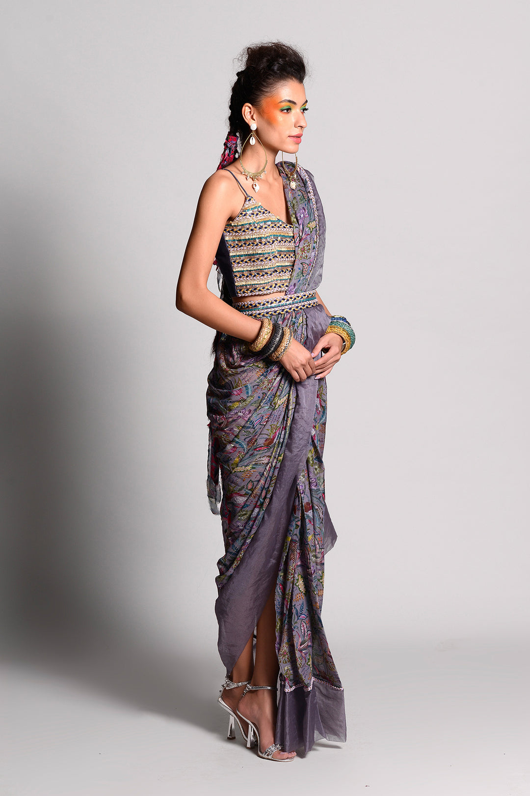 Rustic Belt Saree