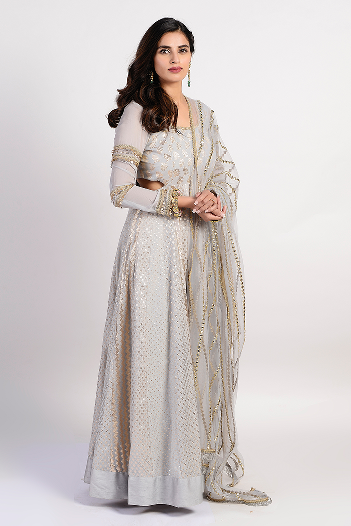 Seashell Anarkali