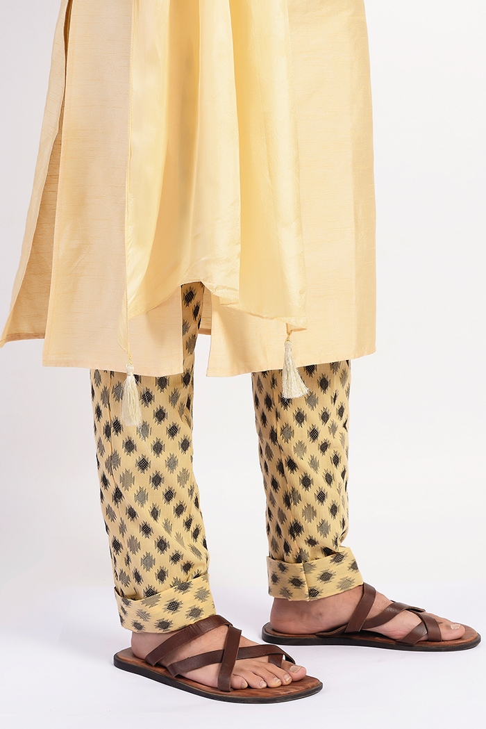 Gold Scarf Kurta