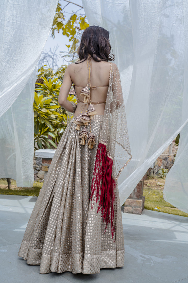 Champagne Gold Lehenga